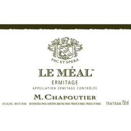 M. Chapoutier Ermitage Le Meal Blanc