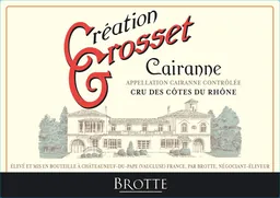 Maison Brotte Creation Grosset Cairanne