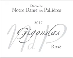 Notre Dame des Pallieres Gigondas Rose