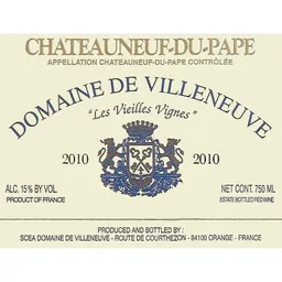 Chateauneuf-du-Pape Vieilles Vignes