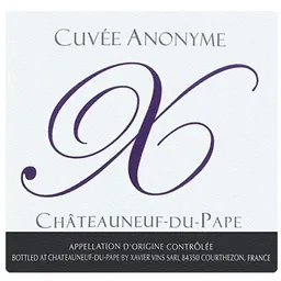 Xavier Vins Chateauneuf-du-Pape Cuvee Anonyme X