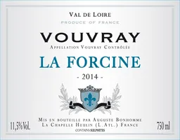 Auguste Bonhomme Vouvray La Forcine