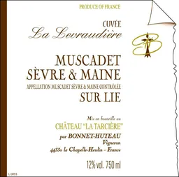 Bonnet Huteau Vignerons Muscadet Sevre & Maine Sur Lie La Levraudiere