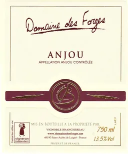Branchereau Domaine des Forges Anjou Rouge