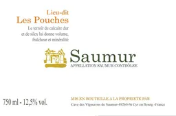 Cave de Saumur Saumur Blanc Lieu-dit Les Pouches