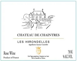 Chateau de Chaintres Les Hirondelles Saumur Rose