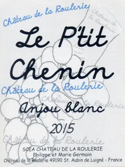 Chateau De La Roulerie Anjou Le P'tit Chenin Blanc