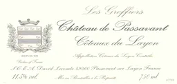 Chateau de Passavant Coteaux du Layon Les Greffiers