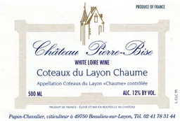 Chateau Pierre-Bise Coteaux du Layon Chaume