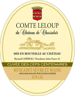 Chereau Carre Muscadet Comte Leloup de Chasseloir Centenaires