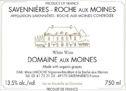 Domaine aux Moines Savennieres Roches aux Moines