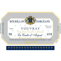 Domaine Bourillon-Dorleans Vouvray Sec Vieilles Vignes Coulee d'Argent