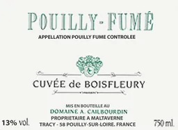 Domaine Cailbourdin Pouilly-Fume Cuvee de Boisfleury