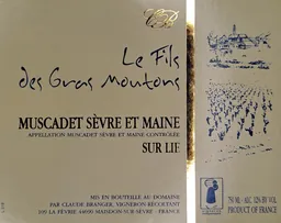 Domaine Claude Branger Muscadet Sevre-et-Maine Sur Lie Les Fils des Gras Moutons