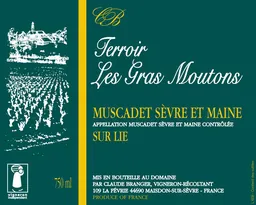 Domaine Claude Branger Muscadet Sevre-et-Maine Sur Lie Terroir Les Gras Moutons