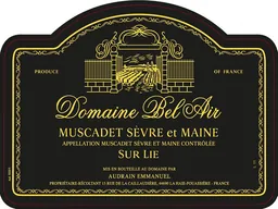 Domaine de Bel Air Muscadet Sevre et Maine Sur Lie