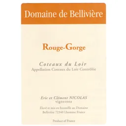 Rouge-Gorge Coteaux du Loir