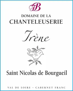 Domaine de la Chanteleuserie Saint Nicolas de Bourgueil Irene