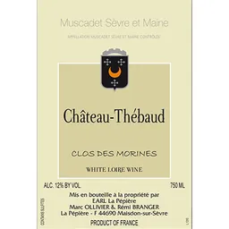 Domaine de la Pepiere Muscadet Chateau Thebaud Clos des Morines