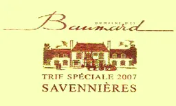 Domaine des Baumard Trie Speciale Savennieres
