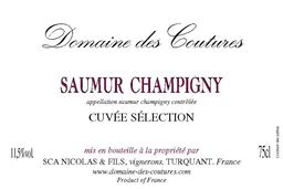 Domaine des Coutures Saumur Champigny Cuvee Selection