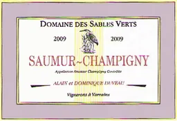 Domaine des Sables Verts Saumur-Champigny