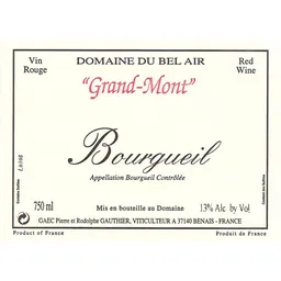 Domaine du Bel Air Bourgueil Grand Mont