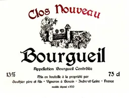 Domaine du Bel Air Clos Nouveau Bourgueil