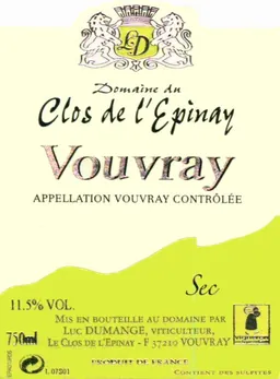Vouvray Sec