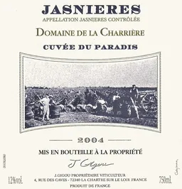 Jasnieres Cuvee du Paradis