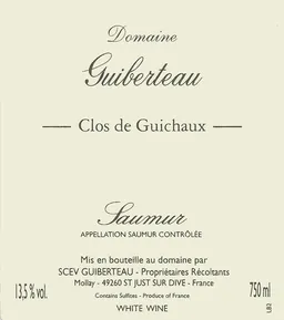 Saumur Le Clos de Guichaux Blanc