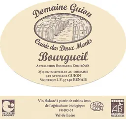 Domaine Guion Bourgueil Cuvee des Deux Monts