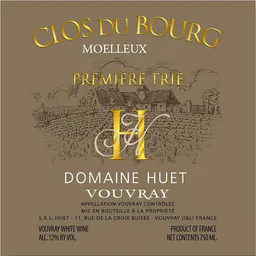Domaine Huet Clos du Bourg Moelleux Premier Trie