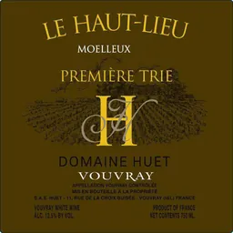 Domaine Huet Haut Lieu Moelleux Premier Trie