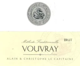 Domaine Le Capitaine Vouvray Methode Traditionnelle
