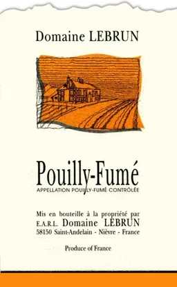 Domaine Lebrun Pouilly Fume