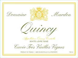 Domaine Mardon Quincy Cuvee Tres Vieilles Vignes
