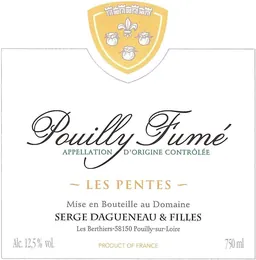 Domaine Serge Dagueneau & Filles Pouilly Fume Les Pentes