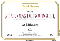 Yannick Amirault Saint Nicolas de Bourgueil Les Malgagnes
