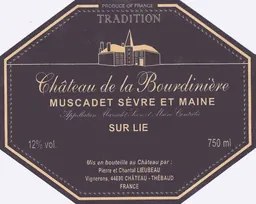 Famille Lieubeau Lieubeau Muscadet Sevre-et-Maine Chateau de la Bourdiniere Sur Lie Cuvee Tradition