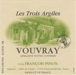 Francois Pinon Les Trois Argiles Vouvray Demi-Sec