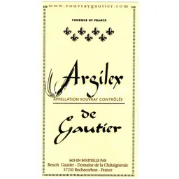 Gautier Vouvray Argilex