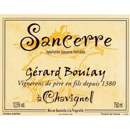 Sancerre Chavignol Tradition