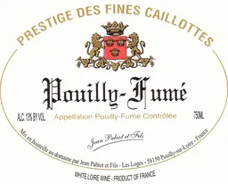 Jean Pabiot Cuvee Prestige des Fines Caillottes Pouilly Fume