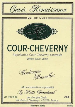 Cour-Cheverny Cuvee Renaissance