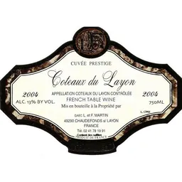Coteaux du Layon Cuvee Prestige