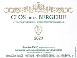 Savennieres Clos de La Bergerie