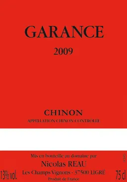 Nicolas Reau Chinon Garance Cuvee