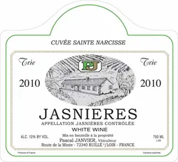 Jasnieres Cuvee Sainte Narcisse Chenin Blanc