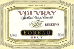 Philippe Foreau Vouvray Reserve Brut
